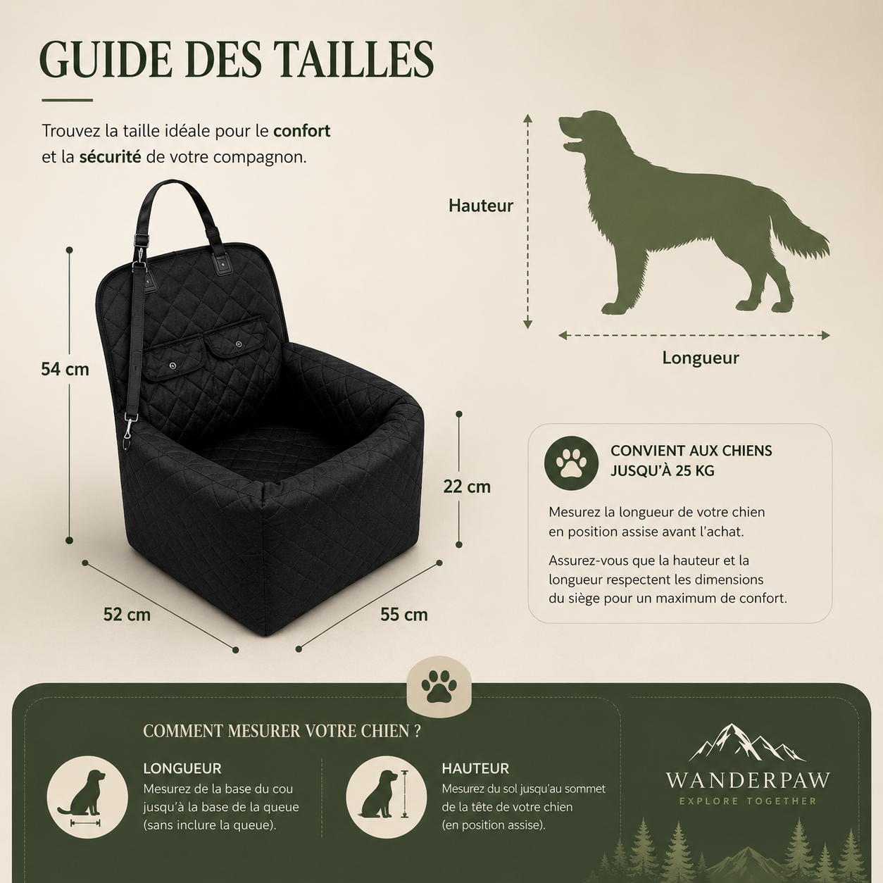 Siège voiture WanderPaw