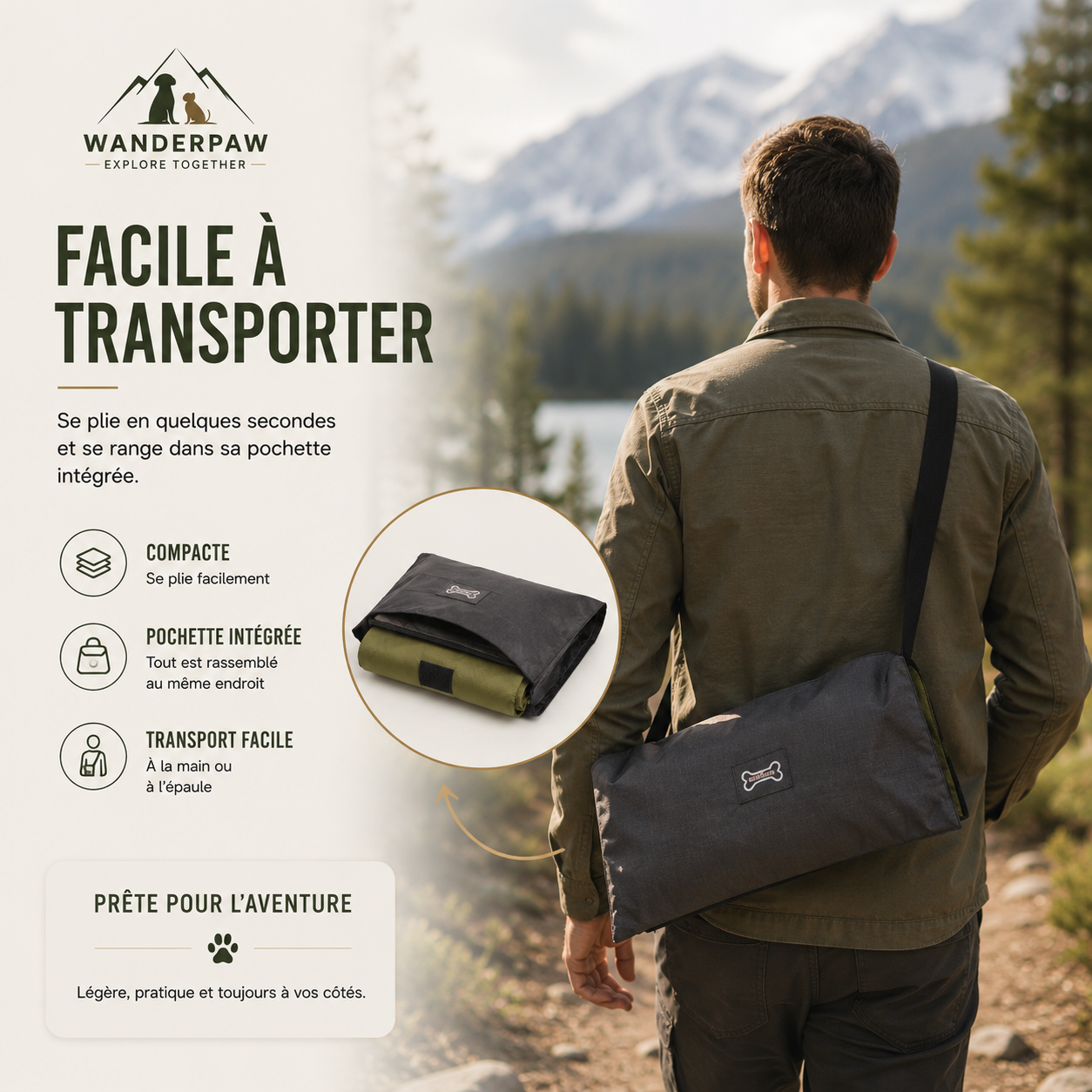 Couverture Extérieure Pliable pour Animaux de Compagnie – WanderPaw