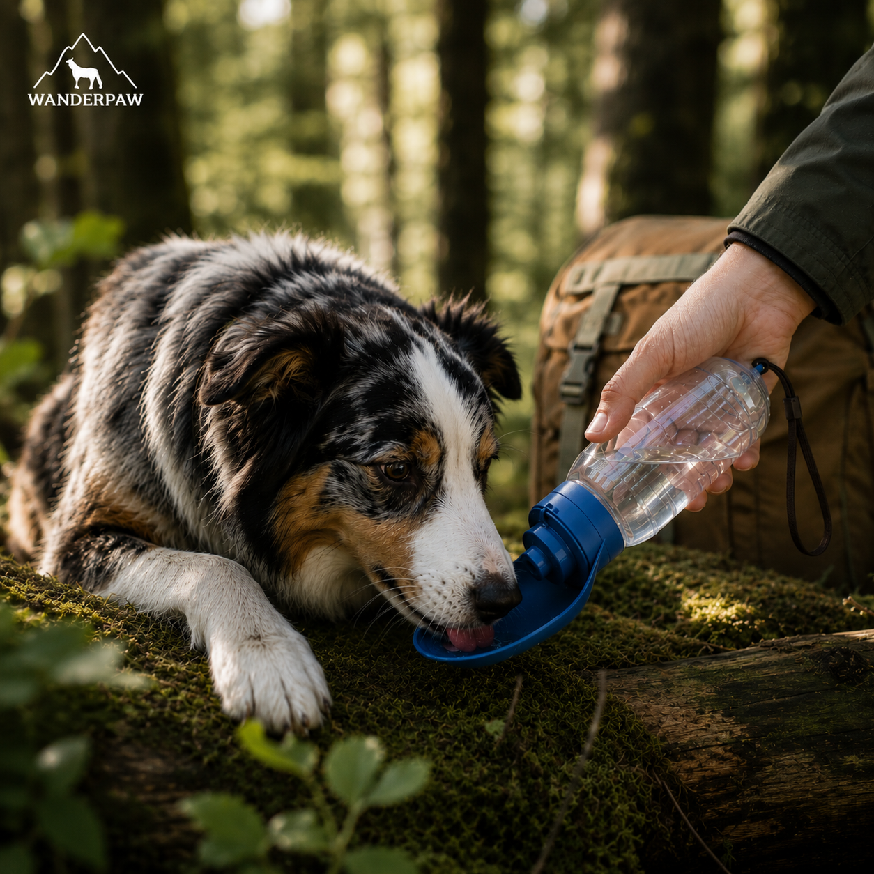 WanderPaw Nomadic Travel Bottle — Premium Hydration for Dogs and Cats on Adventures